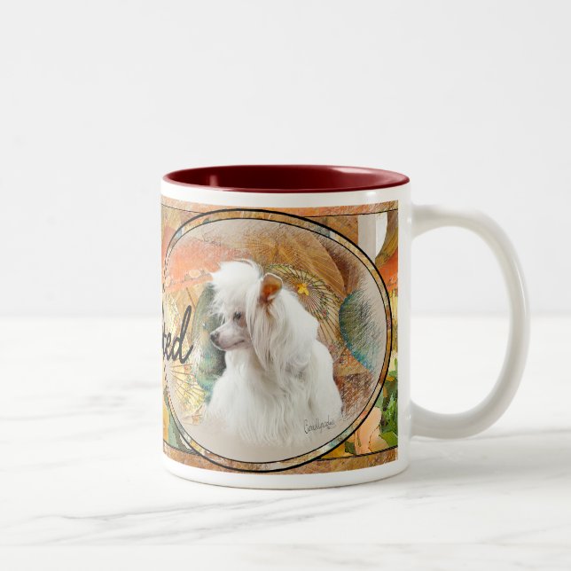 Chinese Crested Two-Tone Coffee Mug (Right)