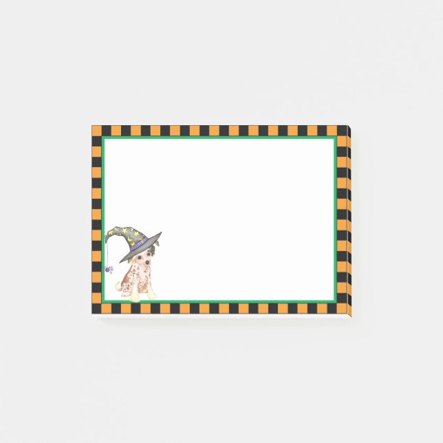 Chinese Crested Witch Post-it Notes (Front)