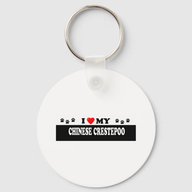 CHINESE CRESTEPOO KEY RING (Front)