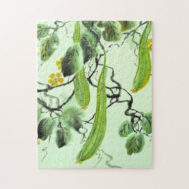 Chinese Cucumber Jigsaw Puzzle (Vertical)