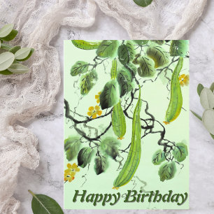 Chinese Cucumber Postcard