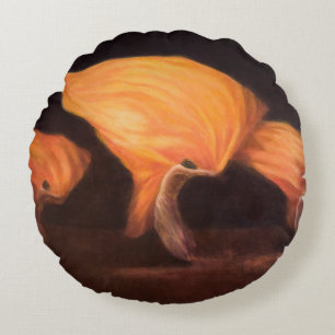 Chinese Dancers 2010 Round Cushion
