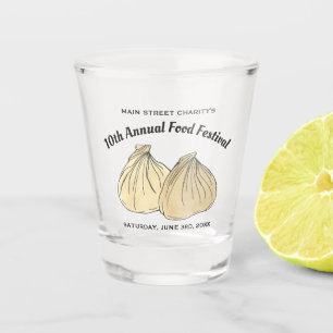 Chinese Dim Sum Shumai Dumplings Food Festival Shot Glass