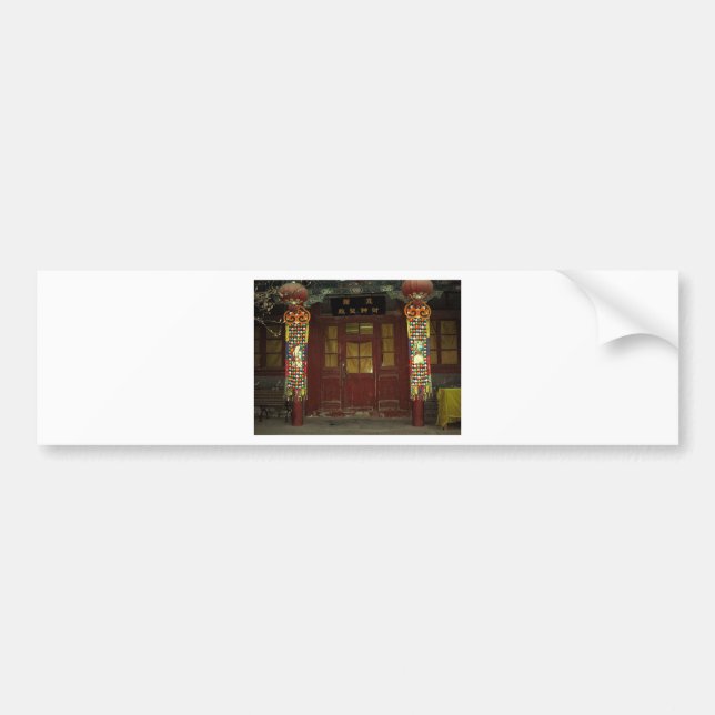 Chinese Door Bumper Sticker (Front)
