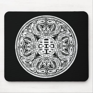 Chinese Double Happiness Mouse Pad