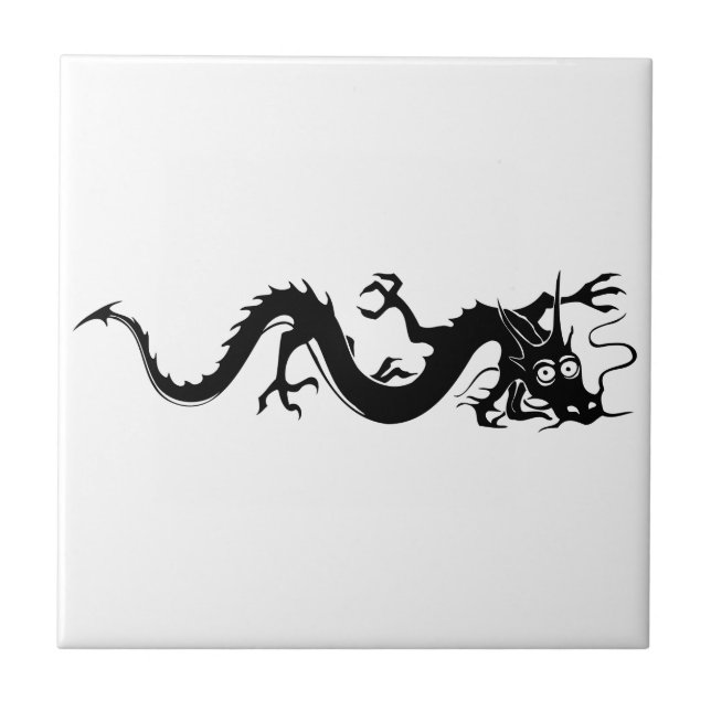 Chinese Dragon (10) Ceramic Tile (Front)