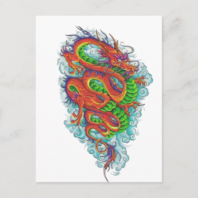 Chinese Dragon 2 Postcard (Front)