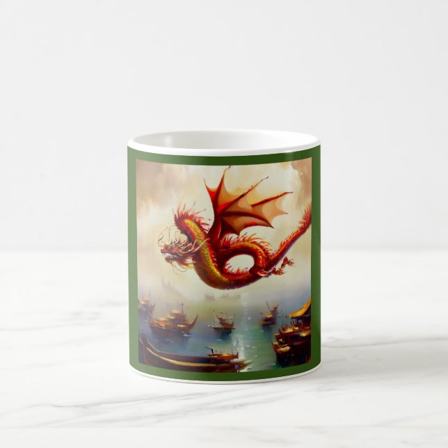 Chinese Dragon (9) Coffee Mug (Center)