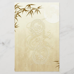 Chinese Dragon and Bamboo