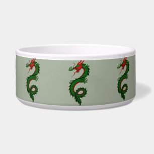 chinese dragon cat food bowl