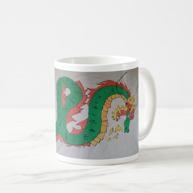 Chinese Dragon Coffee Mug (Front Right)