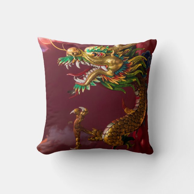 Chinese dragon cushion (Front)