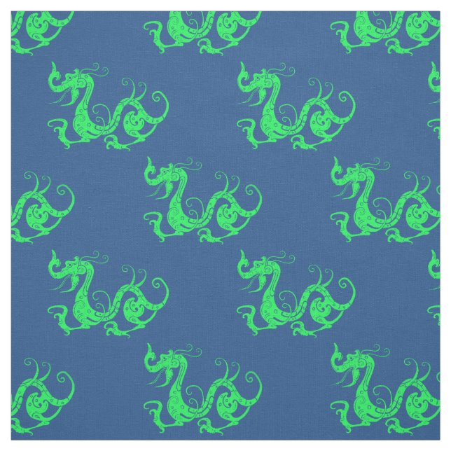 Chinese Dragon Fabric (Swatch)