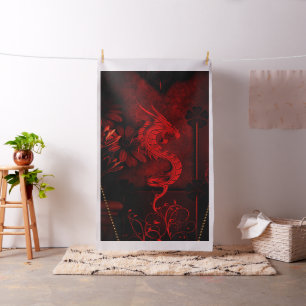Chinese dragon fabric