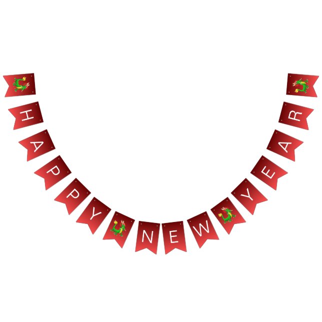 Chinese dragon for New Year's party Bunting (All)