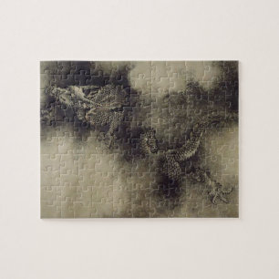 Chinese Dragon from Song Dynasty by Chen Rong Jigsaw Puzzle