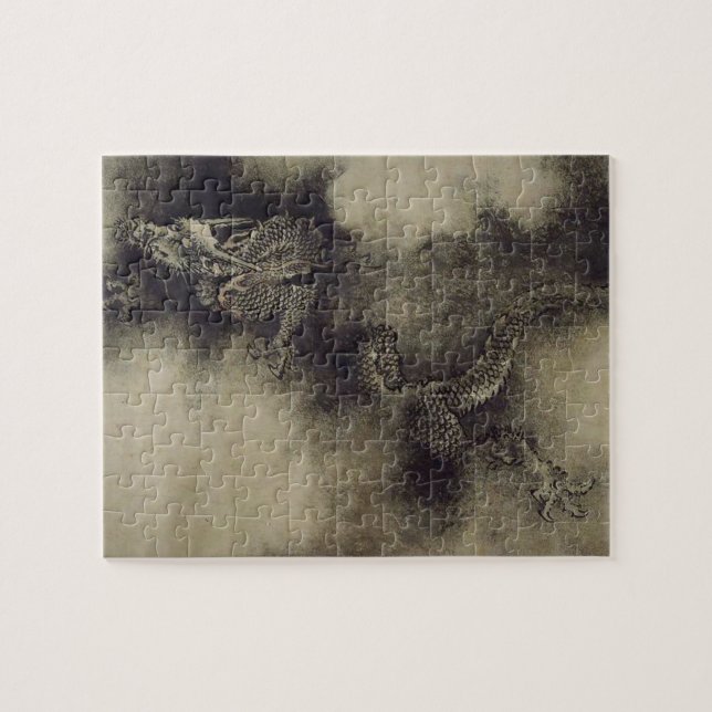 Chinese Dragon from Song Dynasty by Chen Rong Jigsaw Puzzle (Horizontal)
