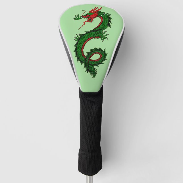 Chinese dragon golf head cover (Front)