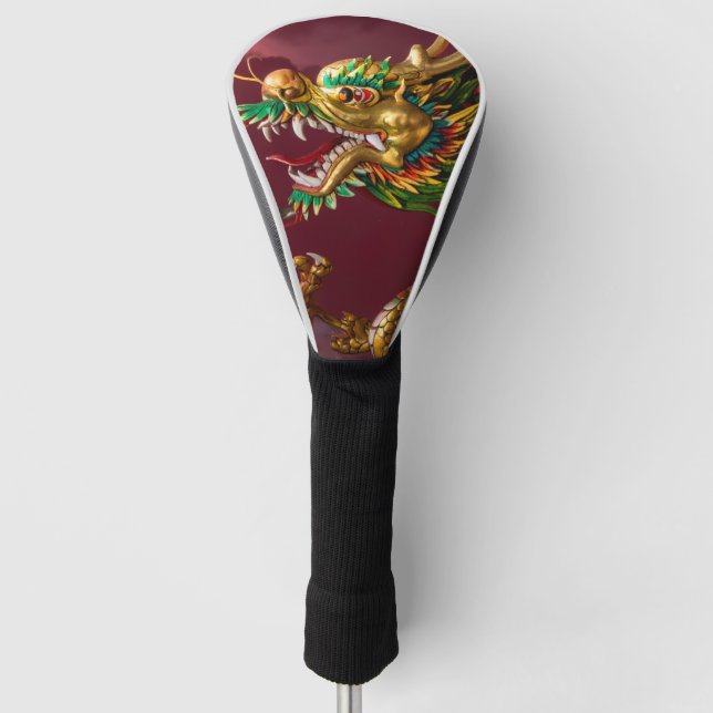Chinese dragon golf head cover (Front)