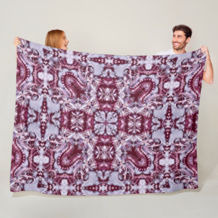 Chinese Dragon Hologram Mandala Fleece Blanket