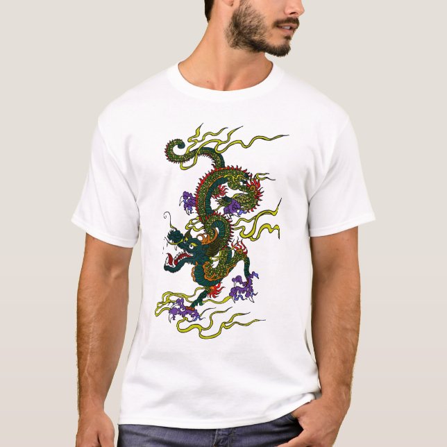 Chinese Dragon Illustration T-Shirt (Front)