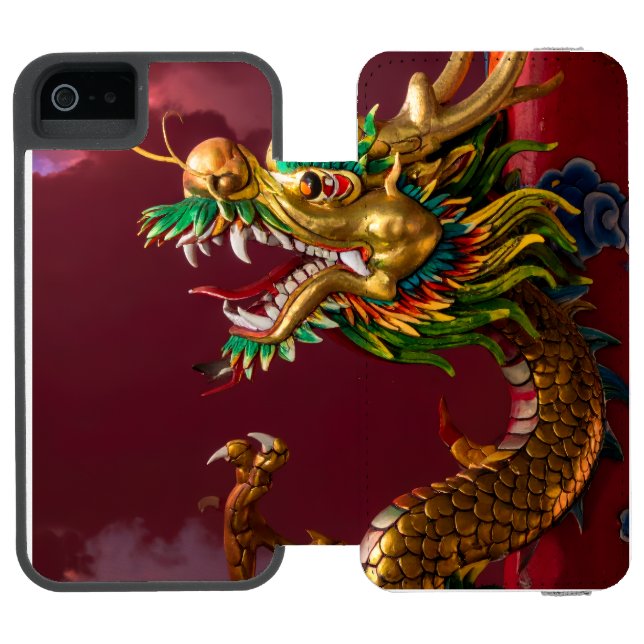 Chinese dragon incipio iPhone wallet case (Folio Open)
