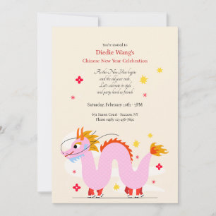 Chinese Dragon Invitation