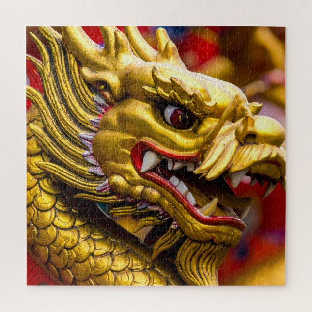 Chinese Dragon Jigsaw Puzzle (Vertical)