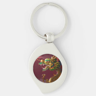 Chinese dragon key ring