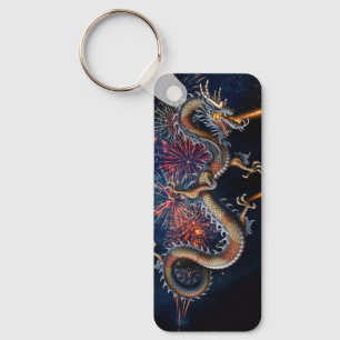 Chinese Dragon Keychain