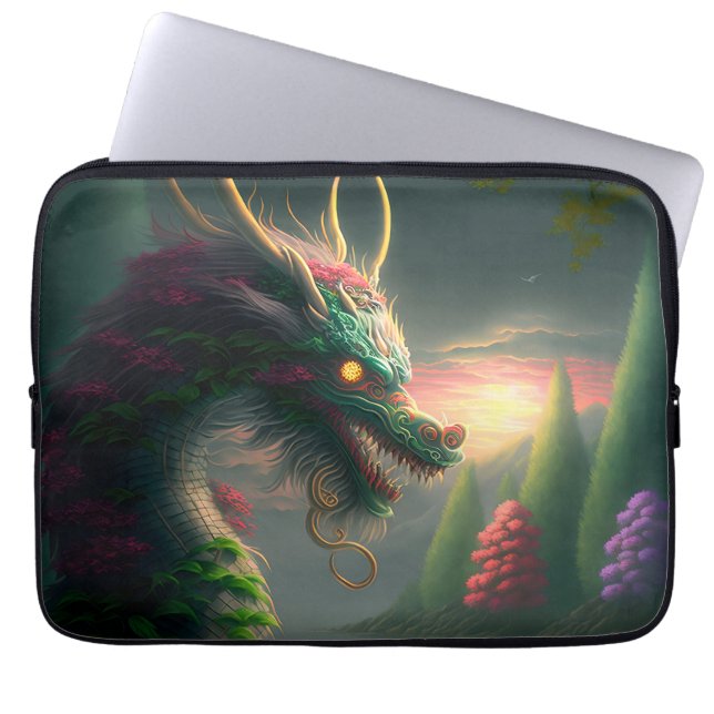 Chinese Dragon Laptop Sleeve (Front)
