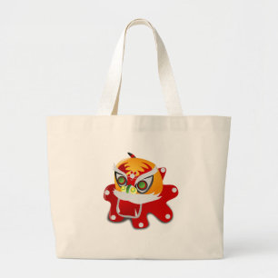 chinese dragon large tote bag