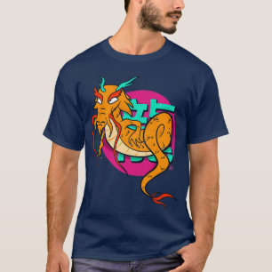 Chinese Dragon Long Asian Street Style T-Shirt