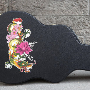 Chinese Dragon Lotus Cherry Blossoms