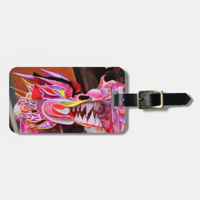 Chinese Dragon Luggage Tag (Front Horizontal)