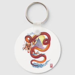 Chinese Dragon modified Key Ring