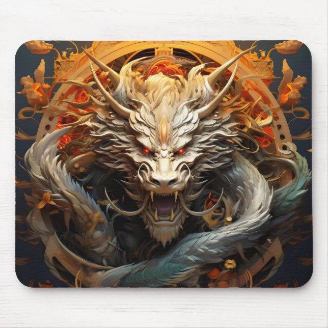 Chinese Dragon Mouse Pad (Front)