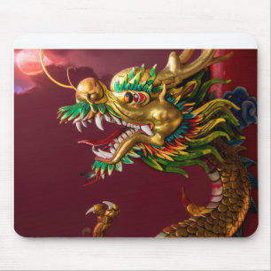 Chinese dragon mouse pad