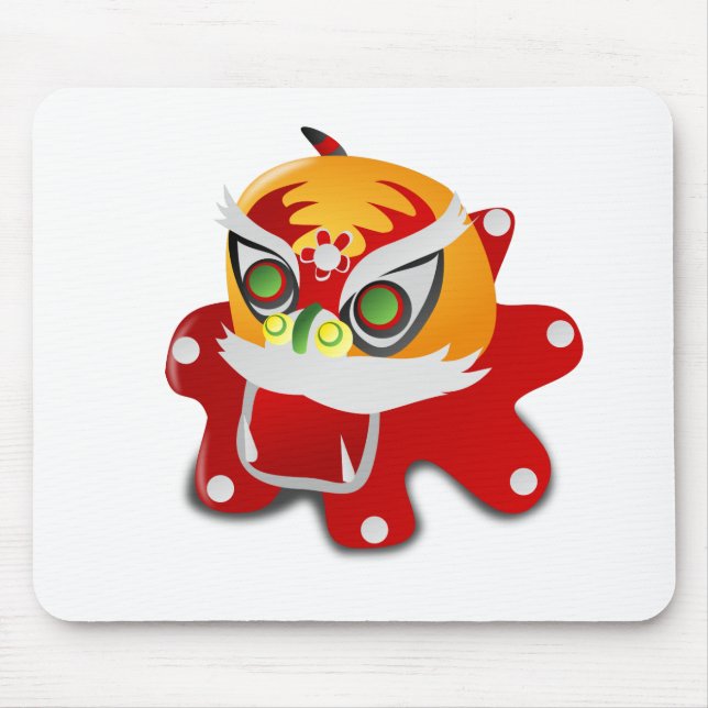 chinese dragon mouse pad (Front)