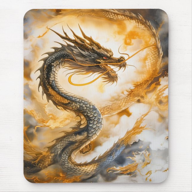 Chinese Dragon Mouse Pad (Front)
