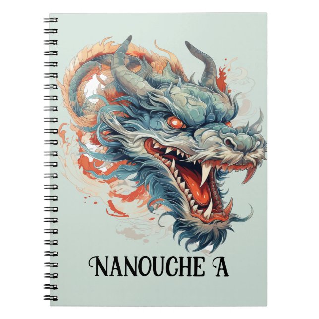 chinese dragon  notebook (Front)