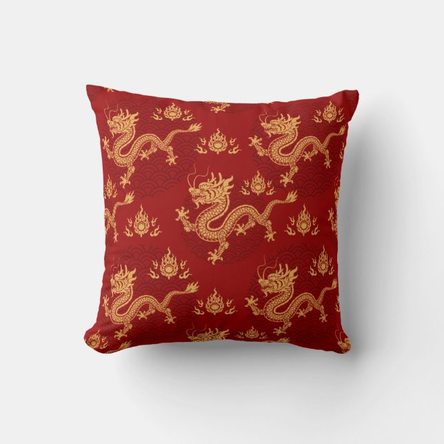 Chinese dragon pattern Lunar year 2024 Cushion (Front)