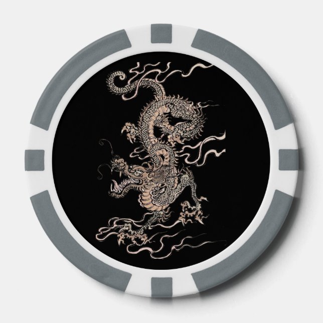 Chinese Dragon Poker Chips (Front)