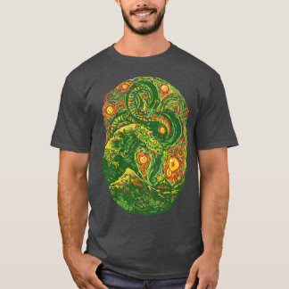 Chinese Dragon Post Impressionist by Tobe Fonseca T-Shirt