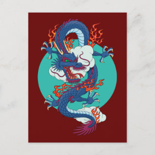 Chinese Dragon Postcard