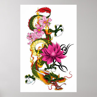 Traditional Chinese Dragon Posters | Zazzle.com.au