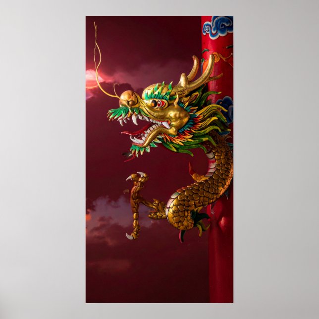 chinese dragon poster (Front)