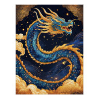 chinese dragon poster