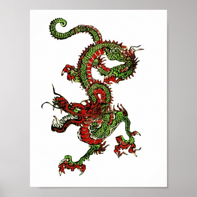 Chinese Dragon Poster (Front)