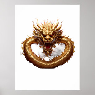 Chinese Dragon Power Poster